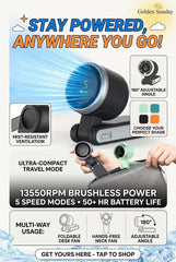 ❄️ PORTABLE TURBO COOLING FAN   - AC LEVEL FAN