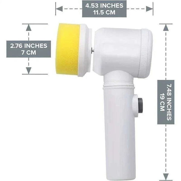 Multipurpose Electric Cleaning Brush Set (5 PIECE )--All-in-One Cleaning Solution for Your Entire Home