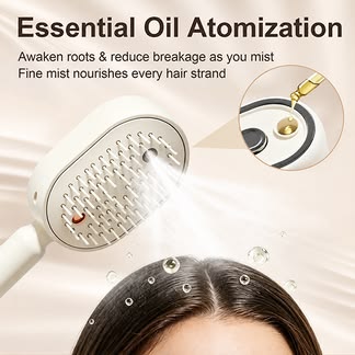 Electric Spray Retractable Air Cushion Comb