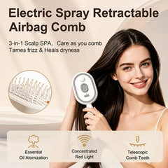Electric Spray Retractable Air Cushion Comb