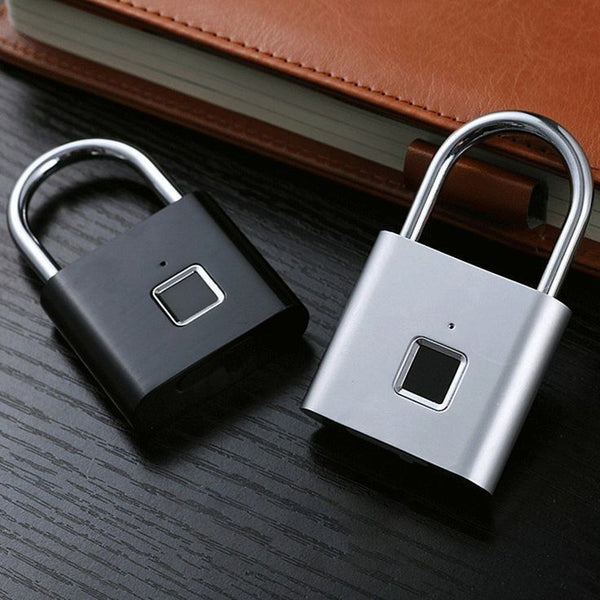 Smart Fingerprint Padlock   (BLACK)