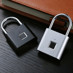 Smart Fingerprint Padlock   (BLACK)