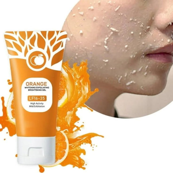 Orange Brightening Exfoliating Gel - remove dead skin cells, unclog pores