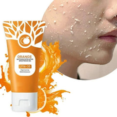 Orange Brightening Exfoliating Gel - remove dead skin cells, unclog pores