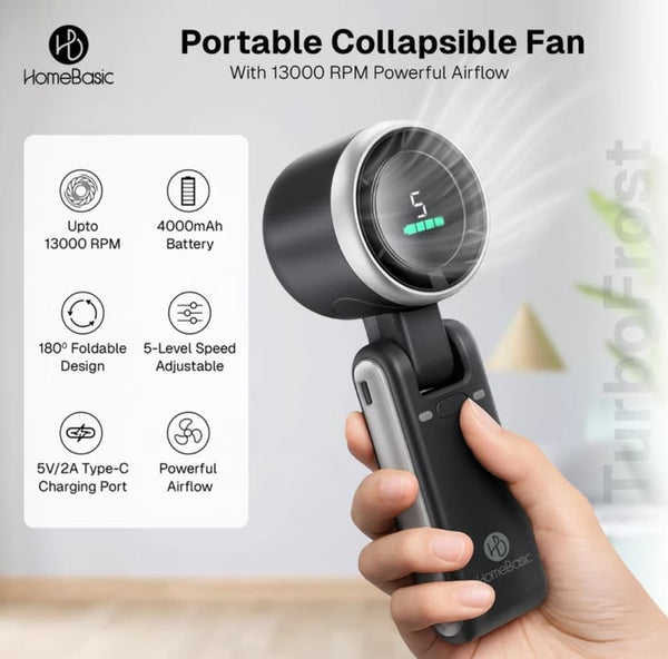 ❄️ PORTABLE TURBO COOLING FAN   - AC LEVEL FAN