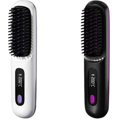 2 in 1 Cordless Hair Straightener Brush