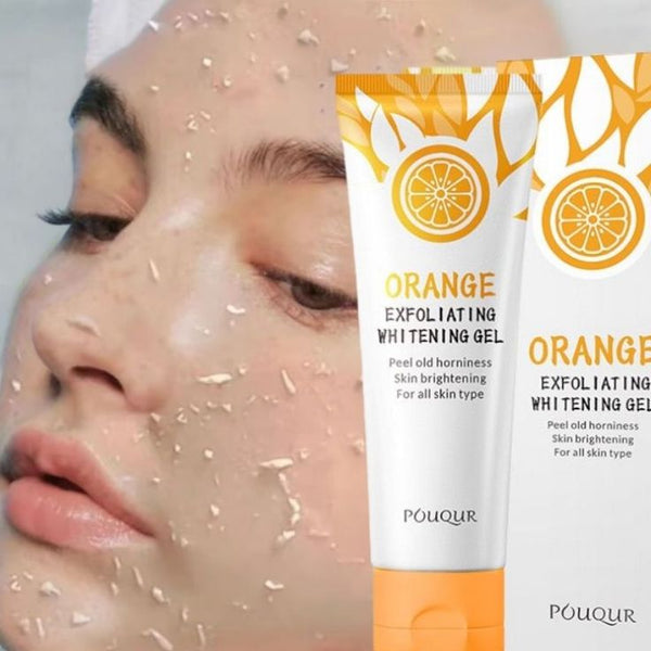 Orange Brightening Exfoliating Gel - remove dead skin cells, unclog pores