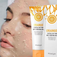 Orange Brightening Exfoliating Gel - remove dead skin cells, unclog pores