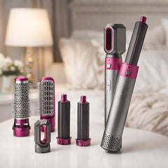 5-in-1 Hair multupurpose Brush -- 5 Interchangeable Styling Heads