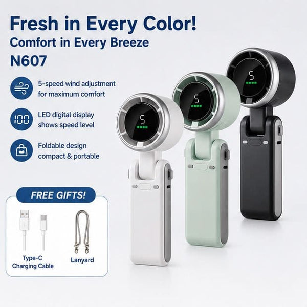 ❄️ PORTABLE TURBO COOLING FAN   - AC LEVEL FAN