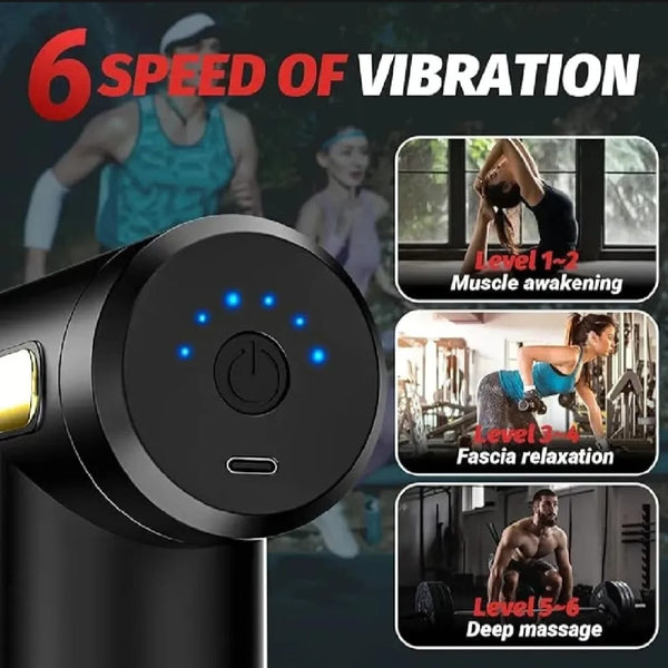Muscle Massage Gun with 4 Heads FH-820