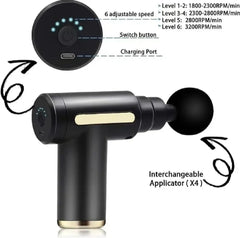 Muscle Massage Gun with 4 Heads FH-820