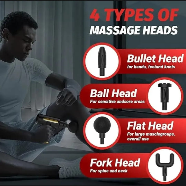 Muscle Massage Gun with 4 Heads FH-820