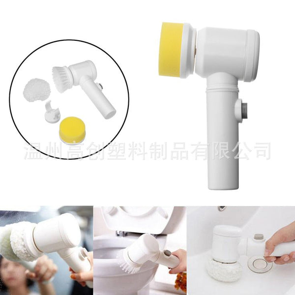 Multipurpose Electric Cleaning Brush Set (5 PIECE )--All-in-One Cleaning Solution for Your Entire Home