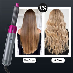5-in-1 Hair multupurpose Brush -- 5 Interchangeable Styling Heads