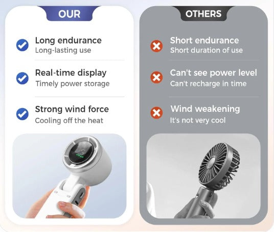 ❄️ PORTABLE TURBO COOLING FAN   - AC LEVEL FAN